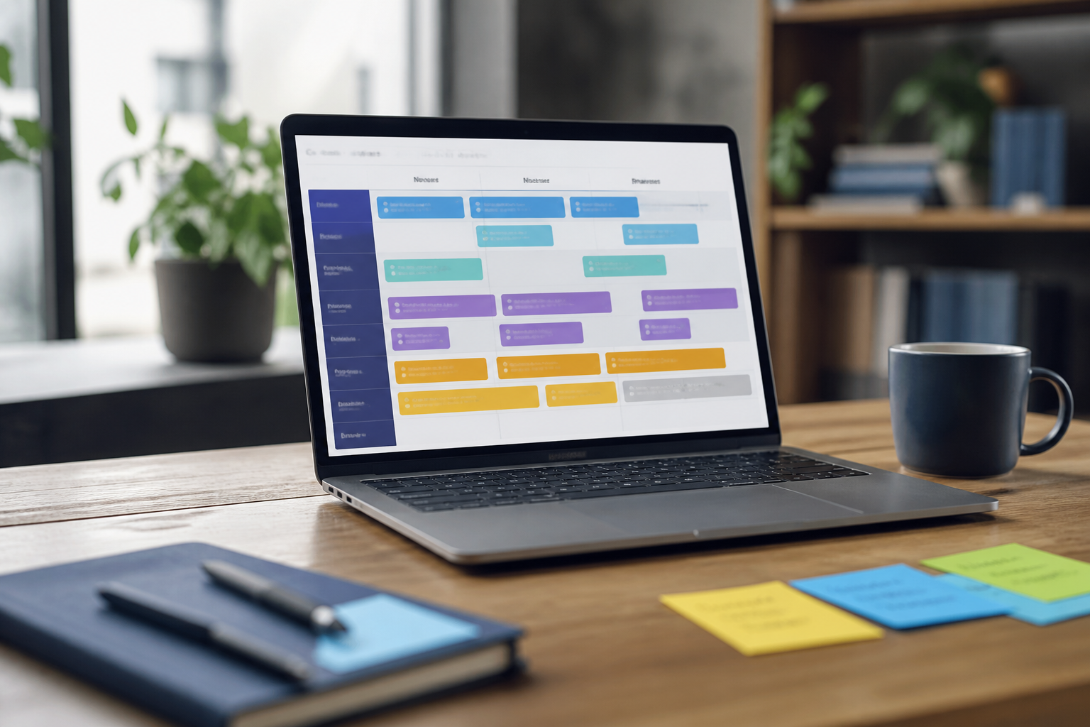 Écran de roadmap produit pour faire évoluer un SaaS